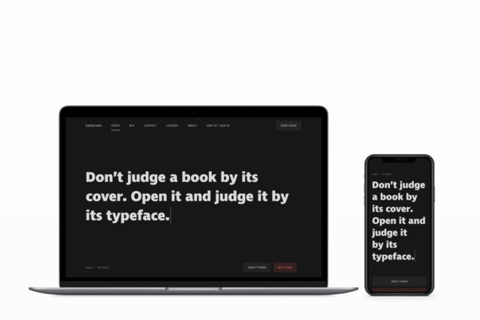 Lettermin eCommerce Responsive Website project