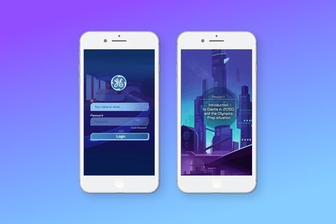 Internal Education App and Game for GE project