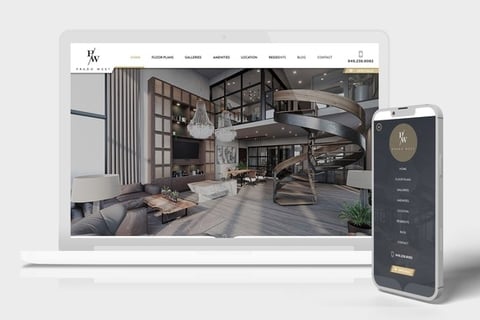 Prado West: Property Website project