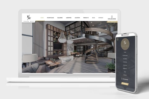 Prado West: Property Website project