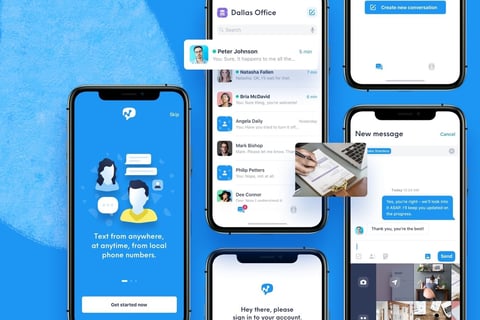 Salesmsg iOS App: Two-way Business Texting project