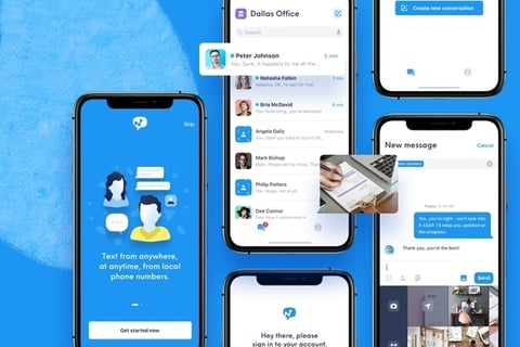 Salesmsg iOS App: Two-way Business Texting project