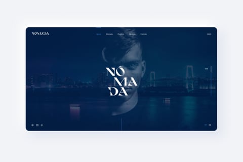 Nomada | Responsive Website project