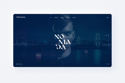 Nomada | Responsive Website project