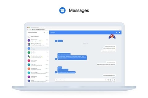 Base Layout | Android Messages for Web project