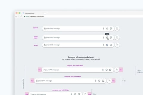 Android Messages for web | Attachments UI project