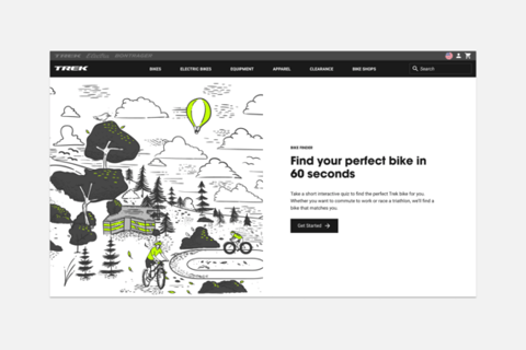 eCommerce Product Finder Experience project
