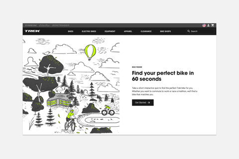 eCommerce Product Finder Experience project