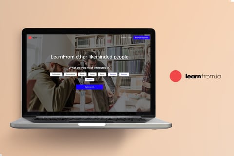 LearnFrom | Platform Design and Landing Page project