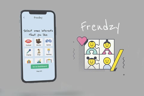 Frendzy | Mobile App: Discover and Connect with New Classmates project
