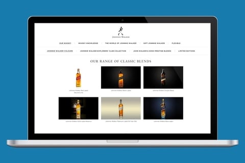 Johnnie Walker's Global Website project
