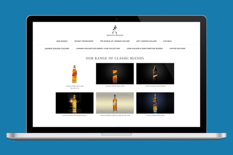 Johnnie Walker's Global Website project