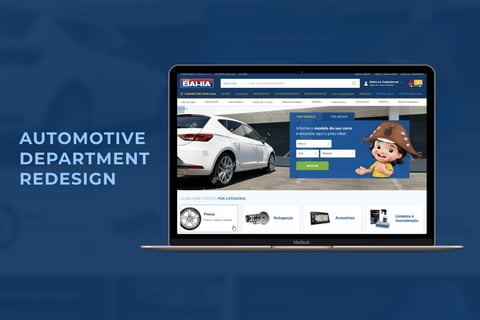 Automotive Department Redesign for eCommerce project