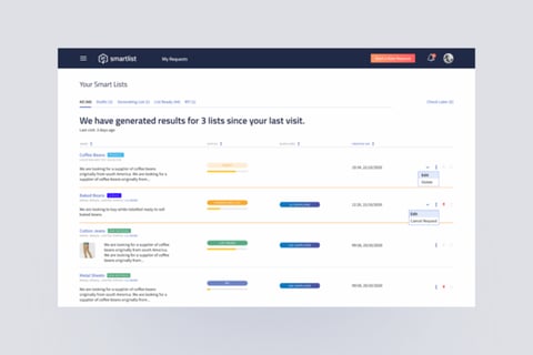 Scoutbee — Smarter Supplier Discovery (AI Tool) project