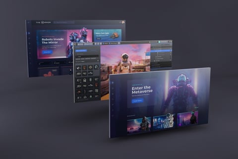 The Mirror: Game and React App UX/UI project