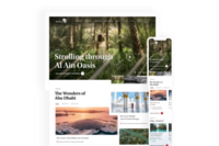 UX Design for City Guide Responsive Site