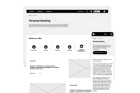 UX Design for a Bank Website