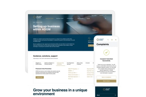 UX Optimization for a Financial Center Website project