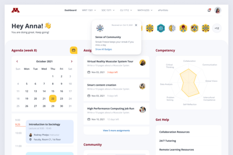 University of Minnesota Rochester: Student Portal project
