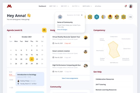 University of Minnesota Rochester: Student Portal project