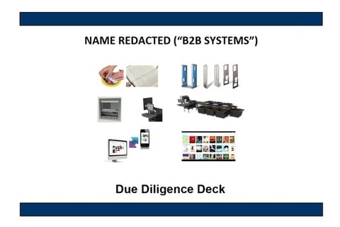 B2B Hardware and Software Products Business project
