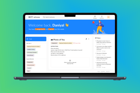Product Design for Learning Management Portal project