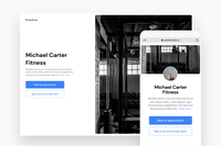 Mobile and Web Booking Experience for PocketSuite