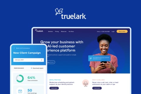 TrueLark AI Platform | Brand, Web, and Product Design project