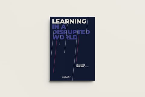 Learning in A Disrupted World Visual Identity for Skillsoft project