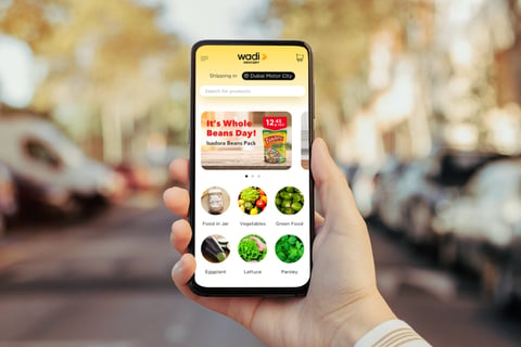 Wadi Grocery Mobile App Design project