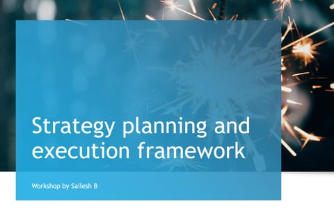 Strategy Planning and Execution Framework Design project
