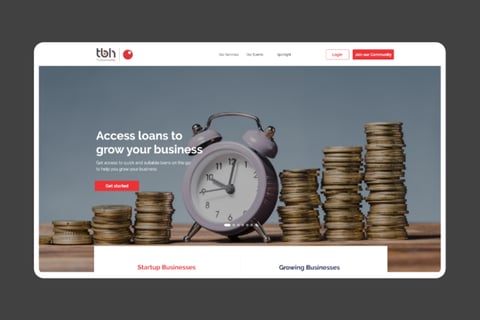 Web App Design for Businesses to Get Incorporated and Bank project