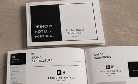Príncipe Hotel Portugal l Rebranding and Brand System project