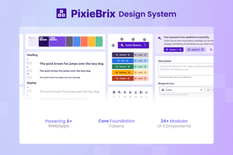 PixieBrix Design System Development project