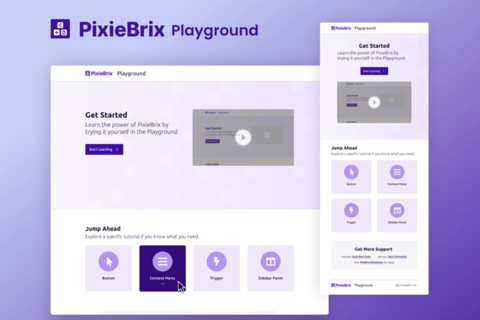 PixieBrix Playground User Experience Enhancement project
