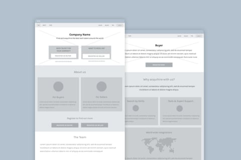 Acqui-hire Web Platform project