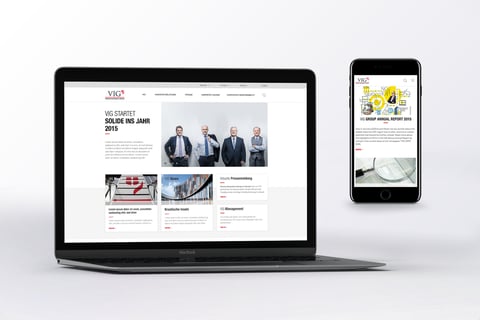 Vienna Insurance Group - website relaunch project