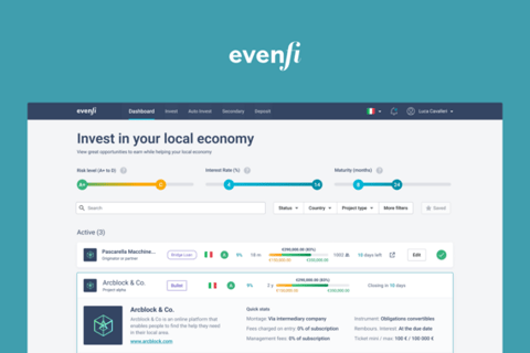 EvenFi | Peer-to-peer Crowdlending Platform project