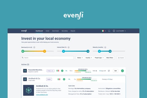 EvenFi | Peer-to-peer Crowdlending Platform project