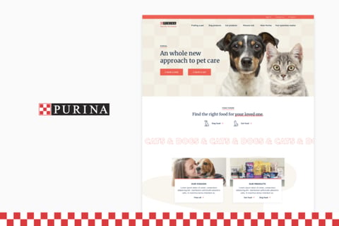 Purina Web UI Concept project