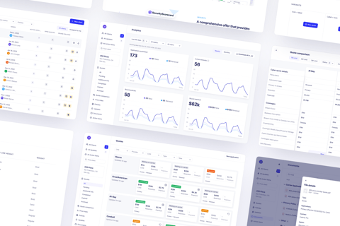 Redesigning an Insurtech Platform and Website project