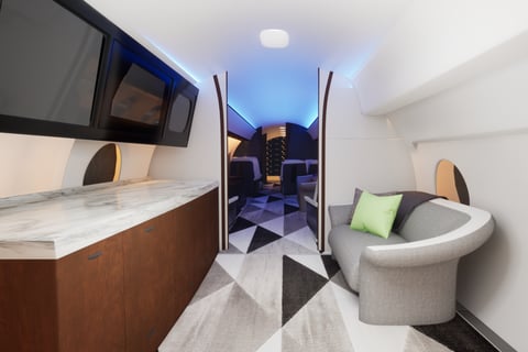 VR Private Jet Gulfstream G700 Interior project