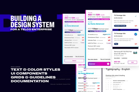 Du Digital Product Design System project