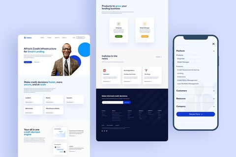 Indicina: Web Design project