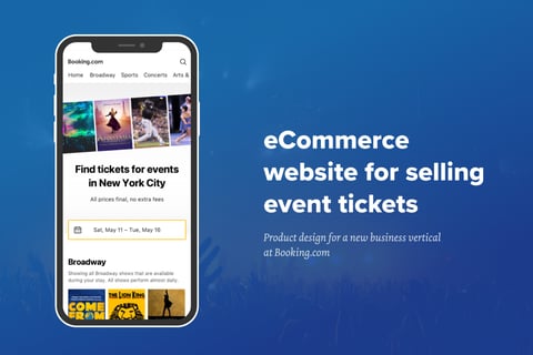 Product Design for Selling Event Tickets at Booking.Com project