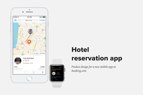 Design for the Booking Now Mobile App of Booking.Com project