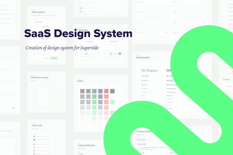 SaaS Design System for Superside project