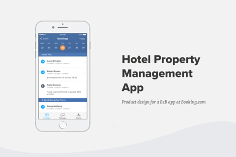 Hotel Property Management App for Booking.com project