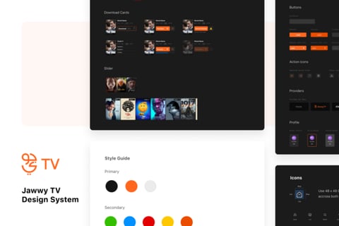 Design System for Jawwy TV project