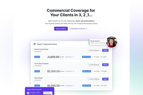 CoverForce Insurance project